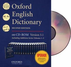 Oxford English Dictionary CD-ROM Upgrade