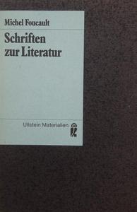 Schriften zur Literatur