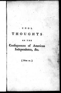 Cool thoughts on the consequences to Great Britain of American independence