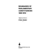 Boundaries of Parliamentary Constituencies, 1885-1972