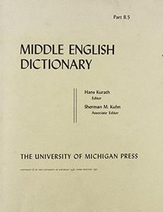 Middle English Dictionary : B.5