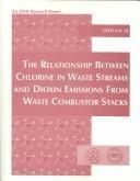 The relationship between chlorine in waste streams and dioxin emissions from waste combustor stacks