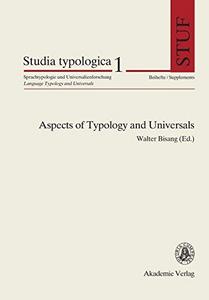 Aspects of typology and universals