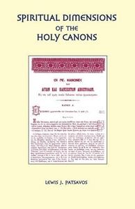 Spiritual dimensions of the holy canons