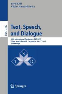 Text, Speech, and Dialogue