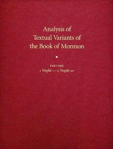 Analysis of Textual Variants of the Book of Mormon