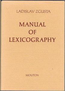 Manual of Lexicography