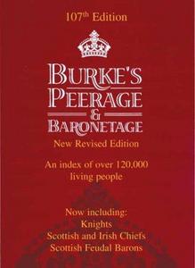 Burke's Peerage, Baronetage and Knightage