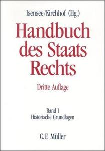 Handbuch des Staatsrechts der Bundesrepublik Deutschland