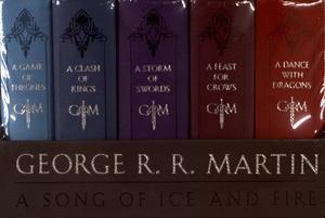 A Game of Thrones Leather-Cloth Boxed Set (Song of Ice and Fire Series)