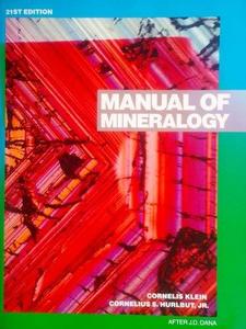 Manual of Mineralogy