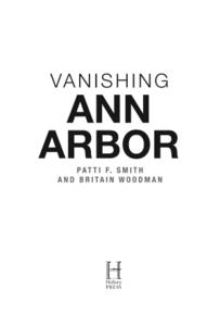 Vanishing Ann Arbor