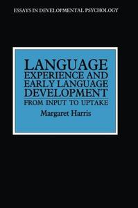 Language Experience and Early Language Development