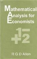 Mathematical Analysis for Economist