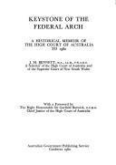 Keystone of the federal arch : a historical memoir of the High Court of Australia to 1980