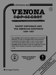 Venona : Soviet espionage and the American response, 1939-1957