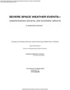 Severe space weather events