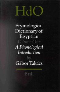 Etymological dictionary of egyptian 1