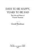 Days to be happy, years to be sad: the life and music of Vincent Youmans