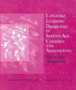 Language learning disabilities in school-age children and adolescents