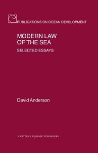 Modern law of the sea : selected essays