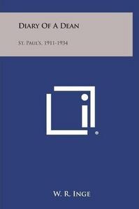 Diary of a Dean : St. Paul's, 1911-1934