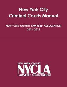 New York City Criminal Courts Manual