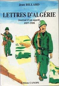 Lettres d'Algérie : journal d'un appelé, 1957-1958