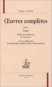 Oeuvres complètes I
