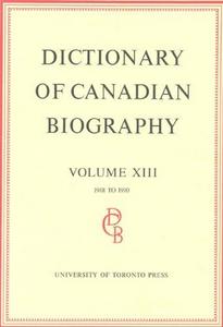 Dictionary of Canadian biography.