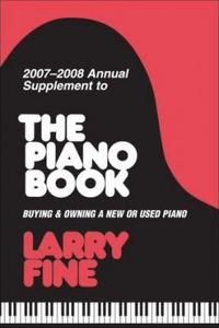 2007-2008 Annual Supplement to The Piano Book