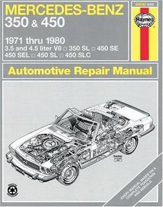 Mercedes-Benz 350 and 450 V8's 1971-80 Owner's Workshop Manual