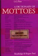 A Dictionary of Mottoes