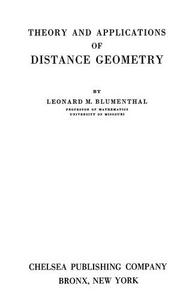 Theory and applications of distance geometry