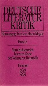 Deutsche Literaturkritik