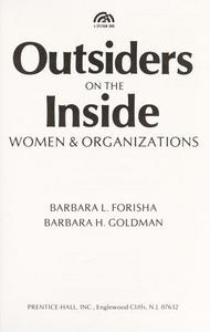Outsiders on the inside : women & organizations