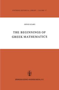 The Beginnings of Greek Mathematics