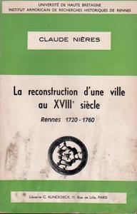 La reconstruction d'une ville au XVIIIe siècle