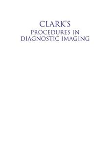 Clark's Diagnostic Imaging Procedures