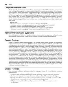 Investigating Networking Intrusions and Cybercrime