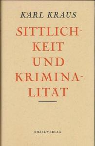 Sittlichkeit und Kriminalität