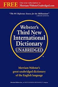 Webster's Third New International Dictionary of the English Language