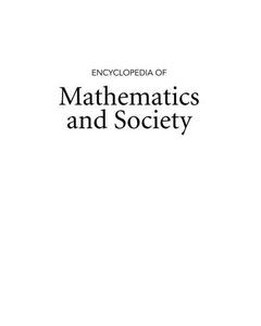 Encyclopedia of mathematics and society
