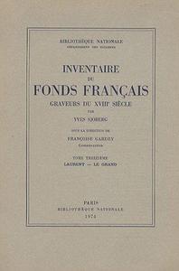 Inventaire du fonds français, graveurs du XVIIIe siècle 13