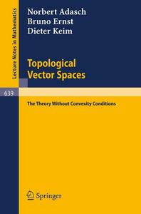 Topological vector spaces