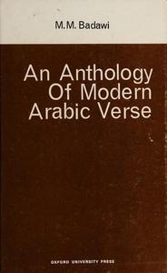 An anthology of modern Arabic verse