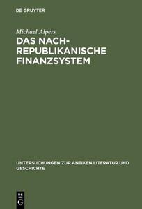 Das nachrepublikanische Finanzsystem