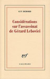 Considérations sur l'assassinat de Gérard Lebovici