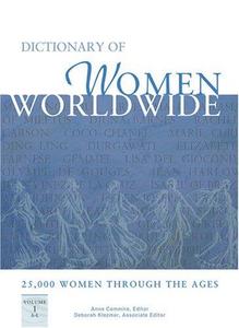 Dictionary of women worldwide