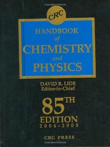 CRC Handbook Chemistry and Physics